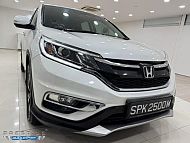 Honda CRV 2.4 5 AT 2WD Sunroof 2016 White Rear Entertainment 